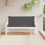 Detailed information about the product Garden Bench Cushions 2pcs Anthracite 150x50x7cm Oxford Fabric