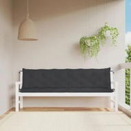 Detailed information about the product Garden Bench Cushions 2pcs Black 200x50x7cm Oxford Fabric