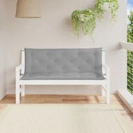 Detailed information about the product Garden Bench Cushions 2pcs Grey 150x50x7cm Oxford Fabric