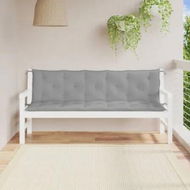 Detailed information about the product Garden Bench Cushions 2pcs Grey 180x50x7cm Oxford Fabric