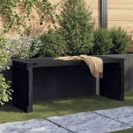 Detailed information about the product Garden Bench Extendable Black 212.5x40.5x45 cm Solid Wood Pine