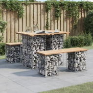 Detailed information about the product Garden Bench Gabion Design 100x70x72 cm Solid Wood Pine