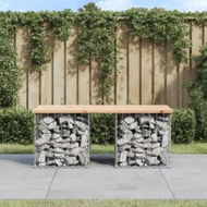 Detailed information about the product Garden Bench Gabion Design 103x44x42 cm Solid Wood Pine