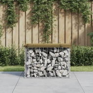Detailed information about the product Garden Bench Gabion Design 63x44x42 cm Impregnated Wood Pine