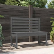 Detailed information about the product Garden Bench Grey 109 cm Solid Wood Pine