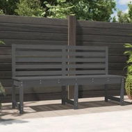 Detailed information about the product Garden Bench Grey 157.5 cm Solid Wood Pine