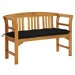 Garden Bench with Cushion 120 cm Solid Acacia Wood. Available at Crazy Sales for $229.95