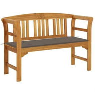 Detailed information about the product Garden Bench with Cushion 120 cm Solid Acacia Wood