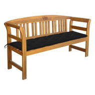 Detailed information about the product Garden Bench With Cushion 157 Cm Solid Acacia Wood