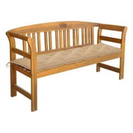 Detailed information about the product Garden Bench with Cushion 157 cm Solid Acacia Wood