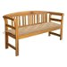 Garden Bench with Cushion 157 cm Solid Acacia Wood. Available at Crazy Sales for $259.95