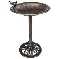 Detailed information about the product Garden Bird Bath Bronze Plastic