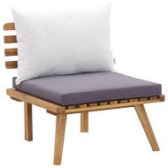 Detailed information about the product Garden Chair With Cushions Solid Acacia Wood