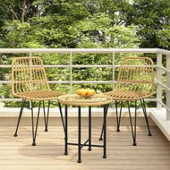 Detailed information about the product Garden Chairs 2 pcs 48x62x84 cm PE Rattan