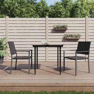 Detailed information about the product Garden Chairs 2 Pcs Black 54x62.5x89 Cm Poly Rattan