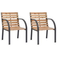 Detailed information about the product Garden Chairs 2 Pcs Solid Wood Fir