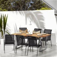 Detailed information about the product Garden Chairs 6 pcs Steel and Textilene Black