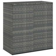 Detailed information about the product Garden Cushion Box PE Rattan 100x49x103.5 Cm Gray