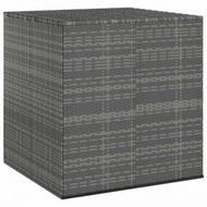 Detailed information about the product Garden Cushion Box PE Rattan 100x97.5x104 Cm Gray