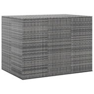 Detailed information about the product Garden Cushion Box PE Rattan 145x100x103 Cm Grey