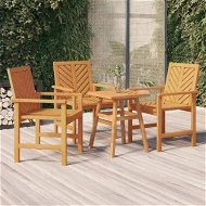 Detailed information about the product Garden Dining Chairs 3 pcs Solid Wood Acacia