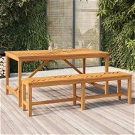 Detailed information about the product Garden Dining Table 150x90x74 cm Solid Wood Acacia