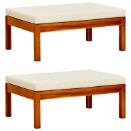 Detailed information about the product Garden Footrests 2 pcs Solid Acacia Wood