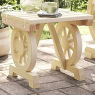 Detailed information about the product Garden Footstool 40x36.5x38.5 cm Solid Wood Fir