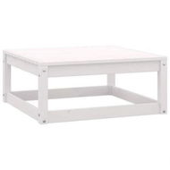 Detailed information about the product Garden Footstool 70x70x30 Cm White Solid Pinewood