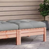 Detailed information about the product Garden Footstool with Cushion Solid Wood Douglas