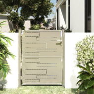 Detailed information about the product Garden Gate 100x125 Cm Stainless Steel