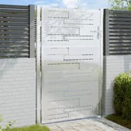 Detailed information about the product Garden Gate 100x150 cm Stainless Steel