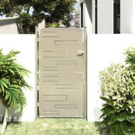 Detailed information about the product Garden Gate 100x180 Cm Stainless Steel