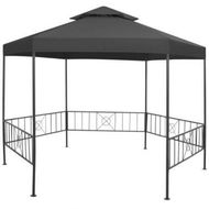 Detailed information about the product Garden Gazebo 323x275x265 Cm Anthracite