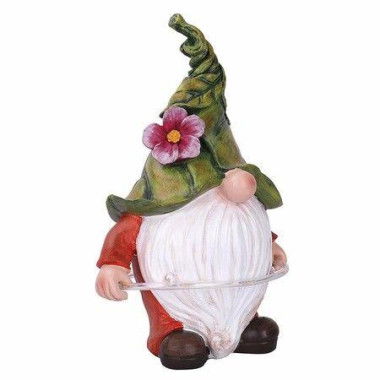 Garden Gnome Statue Sculptures Solar Led Lights For Outdoor Garden Ornament