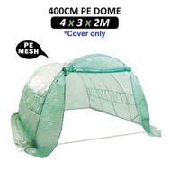 Detailed information about the product Garden Greenhouse Shed PE Cover Only 400cm Dome Tunnel