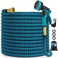 Detailed information about the product Garden Hose 100 Ft Expandable Water Hose 100 Feet With 10 Function Spray Nozzle Extra Strength 3750D Durable 4-Layers Latex Flexible Expandable Hose With 3/4