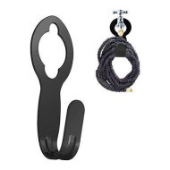 Detailed information about the product Garden Hose Hanger, Heavy Duty Metal Holder for 50ft or 25ft Expandable Hose, Supports 110lbs, Portable Garage Storage