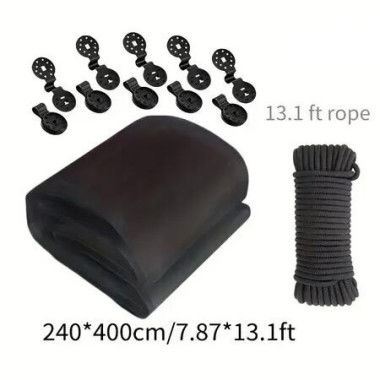 Garden Mesh Netting 240X400 Ultra Fine Plant Cover Birds Animals Mosquito Protection 10 Clips Rope Birds Animals Mosquito Barrier
