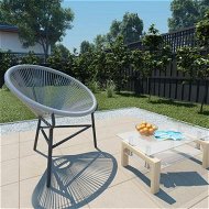 Detailed information about the product Garden Moon Chair Poly Rattan Grey