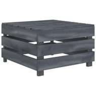 Detailed information about the product Garden Pallet Table Grey Wood