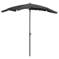 Detailed information about the product Garden Parasol With Pole 200x130 Cm Anthracite