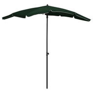 Detailed information about the product Garden Parasol With Pole 200x130 Cm Green