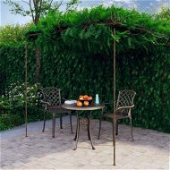 Detailed information about the product Garden Pergola Antique Brown 3x3x2.5m Iron.