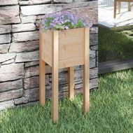 Detailed information about the product Garden Planter 31x31x70 Cm Solid Pinewood