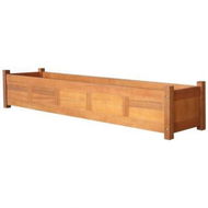 Detailed information about the product Garden Planter Acacia Wood 150x30x25 Cm