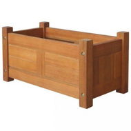 Detailed information about the product Garden Planter Acacia Wood 50x25x25 Cm