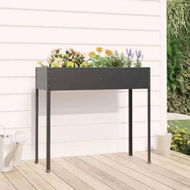 Detailed information about the product Garden Planter Anthracite 100.5x40.5x90 cm Galvanised Steel