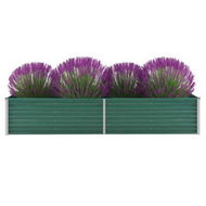 Detailed information about the product Garden Planter Galvanised Steel 240x80x45 Cm Green