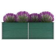 Detailed information about the product Garden Planter Galvanised Steel 240x80x77 Cm Green